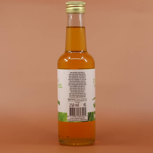YARI 100% Natural Aloe Vera Öl 250ml Rückansicht