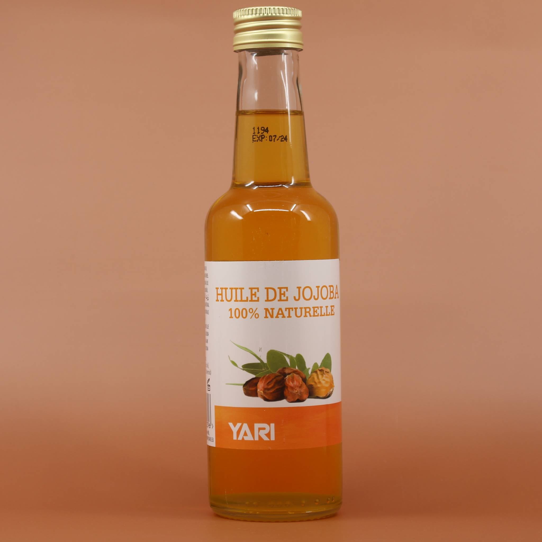 YARI 100% Natural Jojoba Öl 250ml Vorderansicht