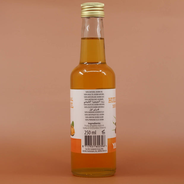 YARI 100% Natural Jojoba Öl 250ml Rückansicht