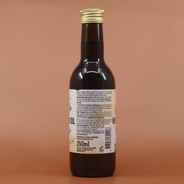 YARI 100% Pure Jamaican Black Castor Öl 250ml Rückansicht