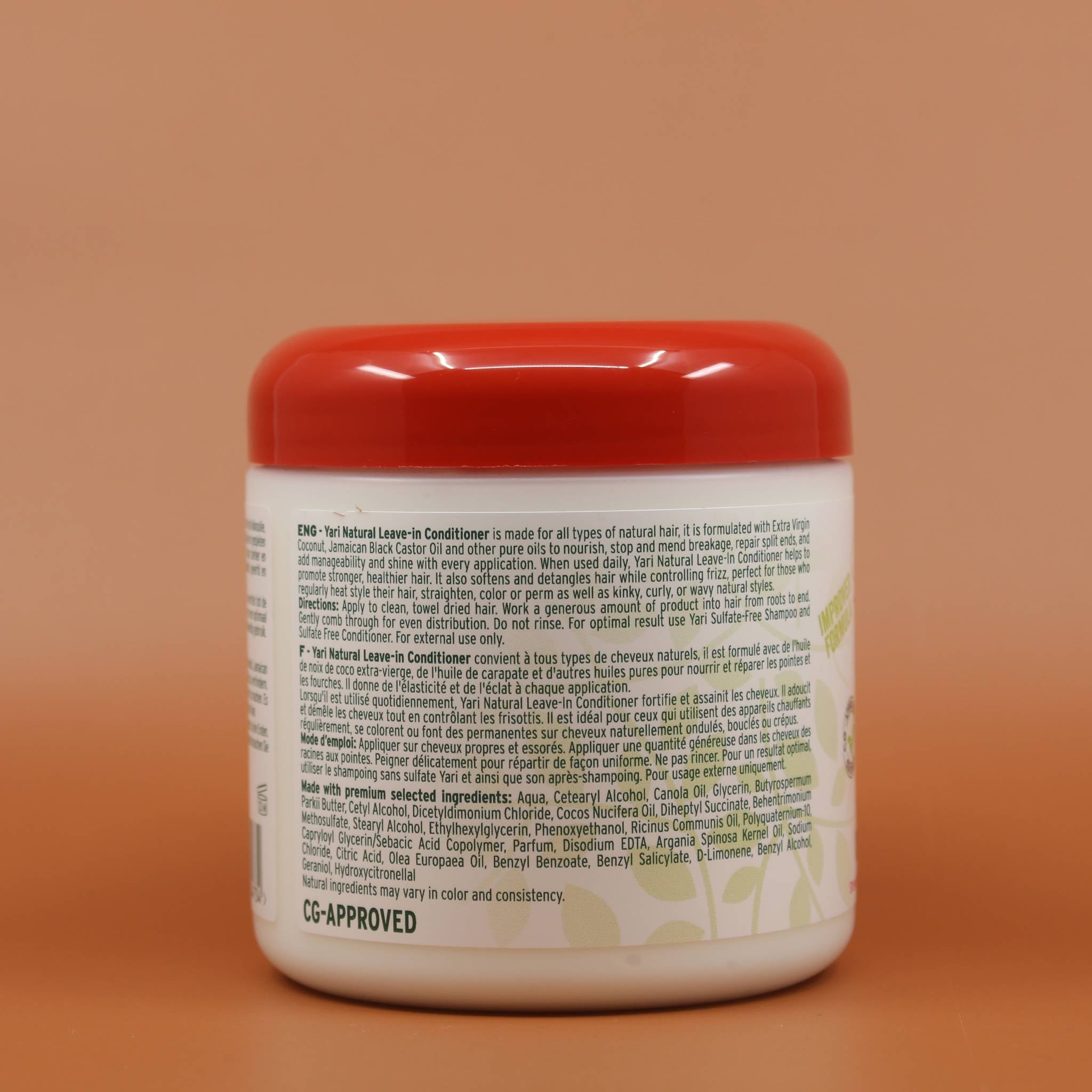 YARI Naturals Repair Leave-In Conditioner 475ml Rückseite